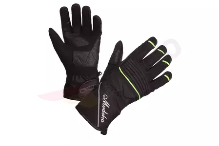 Modeka Janika Lady ženske motorističke rukavice, crne i neon DM-1