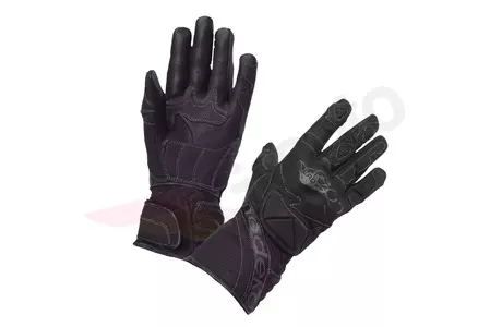 Modeka Lady ženske motorističke rukavice, crne DL-1