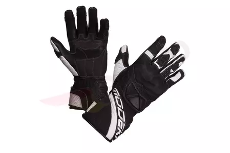Modeka Lady motoristične rokavice črno-bele barve DM-1