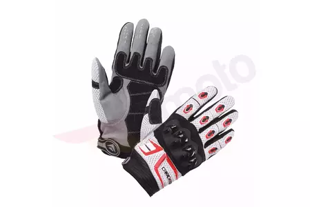 Modeka MX TOP γάντια μοτοσικλέτας μαύρο και λευκό 11-1