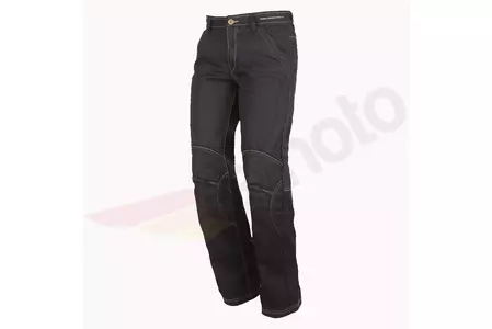 Spodnie motocyklowe jeansy Modeka Denver Wax czarne 28 - 085634A28