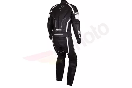 Modeka Chaser II Дамски кожен костюм за мотоциклет в черно и бяло 34-2