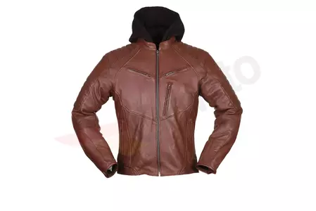 Modeka Bad Eddie giacca da moto in pelle marrone 3XL-1