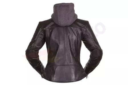 Modeka Edda Lady usnjena motoristična jakna črna 34-2