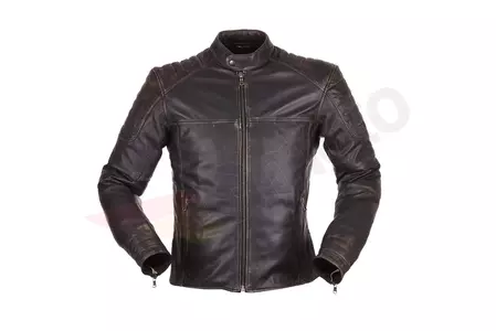Modeka Kaleo chaqueta de moto de cuero marrón 4XL-1
