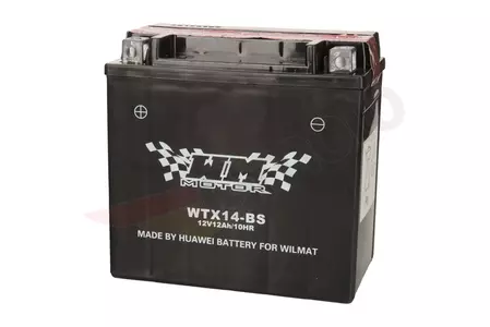 Underhållsfri WM-motor YTX14-BS 12V 12Ah batteri-2