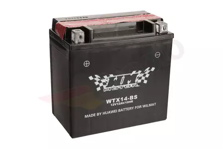 Неподлежащ на поддръжка двигател WM YTX14-BS 12V 12Ah батерия-3