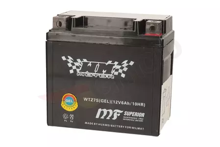 Akumulator żelowy 12V 6 Ah WM Motor WTZ7S YTZ7S 12V