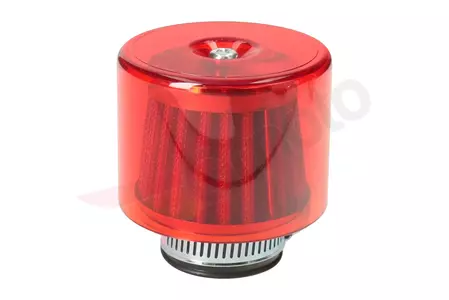 Filtre à air conique 35 mm boîtier rouge-1