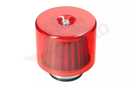 Filtre à air conique 35 mm boîtier rouge-2