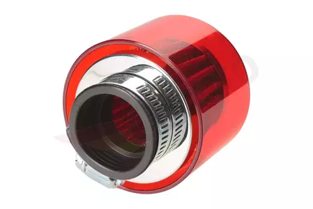 Filtre à air conique 35 mm boîtier rouge-3