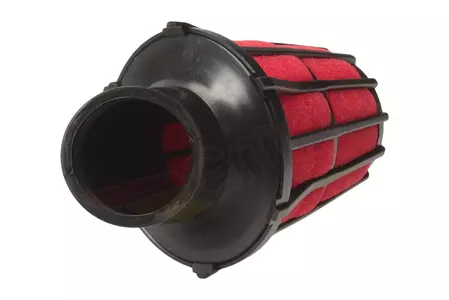 Vzduchový filter 38 mm 45 stupňov hubka červená-3