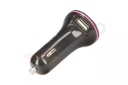 2X USB ligzda ar sprieguma displeju - 12V voltmetrs-2