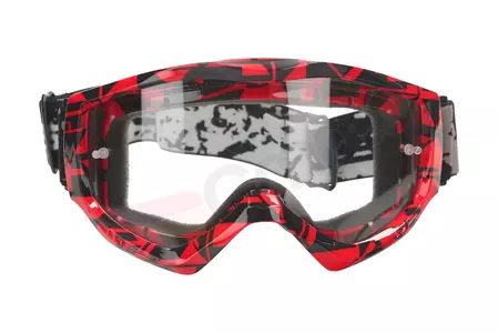 Leoshi duikbril NO. 3 rood-zwart-3