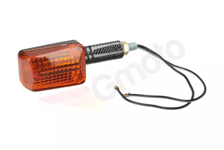 Carbonio Mini lampada spia lunga diffusore arancione - 135118