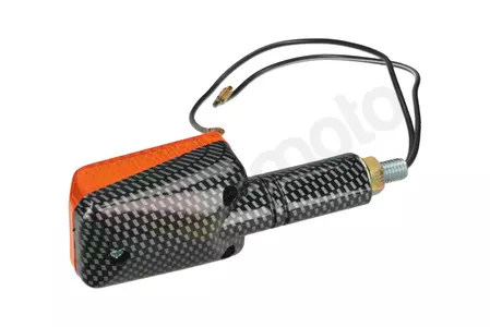 Carbon Mini lange richtingaanwijzer oranje diffuser-3