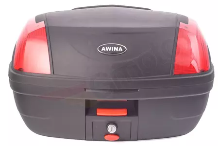 Awina 46L črn sredinski prtljažnik + Monolock plošča-3