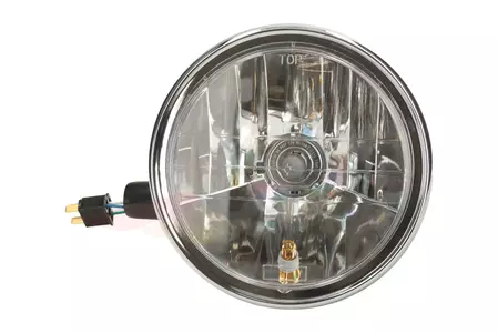 Universele voorlamp chroom 6 inch H4-2