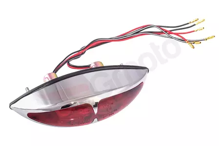 Тунинг червен дифузьор на задна лампа тип "сълза - 135284