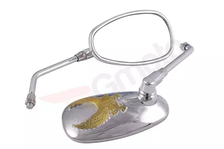 Καθρέπτες χρώμιο οβάλ με αετό M10 KPL δεξί σπείρωμα - 135338