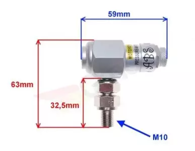 ABS - reduktor tlaka zavornih čeljusti skuter ATV-2
