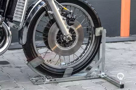 Motorradwippe Motorradständer Radwippe Transportständer für vorne HLP verzinkt-6