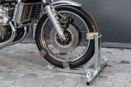 Motorradwippe Motorradständer Radwippe Transportständer für vorne HLP verzinkt-7