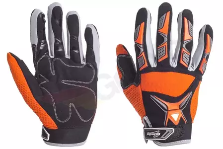 Cross Enduro ATV rukavice na motorku oranžové XS Inmotion-2