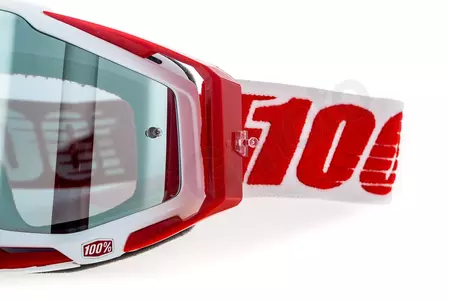 100% Percent Racecraft Plus + Bilal motociklističke naočale - Injected Silver Flash Mirror Lens-9