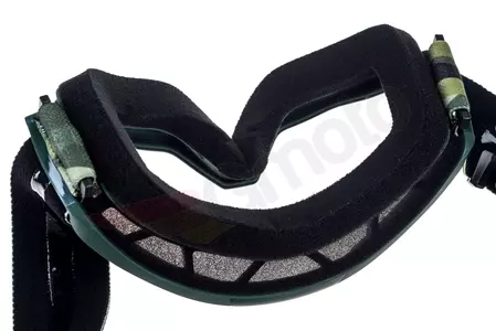 Gafas de moto 100% Percent modelo Strata Huntsitan color verde moro cristal transparente-10