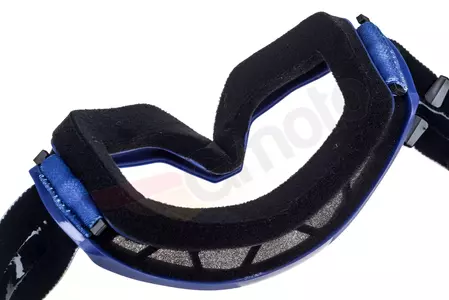 Gafas de moto 100% Percent modelo Strata Hope color azul marino lente transparente-9