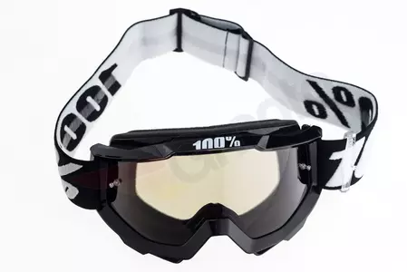 Gafas de moto 100% Percent modelo Accuri Sand Tornado color negro cristal tintado-7