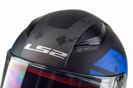 LS2 FF353 RAPID DEADBOLT MATT BLACK BLUE M integralus motociklininko šalmas-10