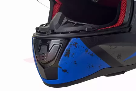 Motociklistička kaciga koja pokriva cijelo lice LS2 FF353 RAPID DEADBOLT MATT BLACK BLUE L-9