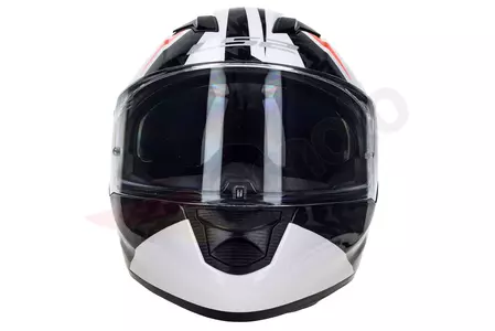 Motociklistička kaciga koja pokriva cijelo lice LS2 FF320 STREAM EVO COMMANDER W/B RED M-3