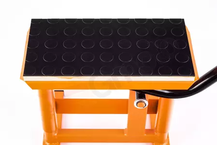 Motocikla domkrata statīvs + gumijas HLP Cross Enduro oranžā krāsā-8
