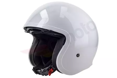 LS2 OF599 SPITFIRE SOLID WHITE S motorcykelhjelm med åbent ansigt-2