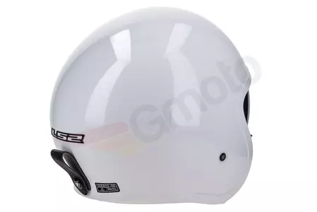 LS2 OF599 SPITFIRE SOLID WHITE S capacete aberto para motociclistas-6