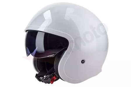 LS2 OF599 SPITFIRE SOLID WHITE L casque moto ouvert
