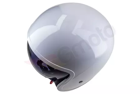 LS2 OF599 SPITFIRE SOLID WHITE XXL motorcykelhjelm med åbent ansigt-8