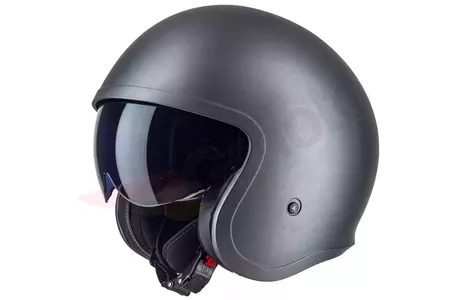 LS2 OF599 SPITFIRE SOLID MATT TITANIUM XXL capacete aberto para motociclistas - AK3059910077