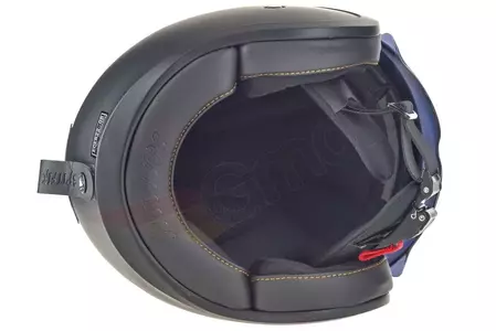 LS2 OF599 SPITFIRE SOLID MATT BLACK XS capacete aberto para motociclistas-11