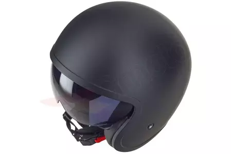 LS2 OF599 SPITFIRE SOLID MATT BLACK XS capacete aberto para motociclistas-8