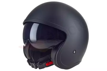 LS2 OF599 SPITFIRE SOLID MATT BLACK S motorcykelhjälm med öppet ansikte-1