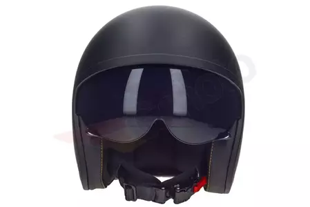 LS2 OF599 SPITFIRE SOLID MATT BLACK L capacete aberto para motociclistas-3