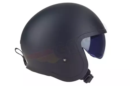 LS2 OF599 SPITFIRE SOLID MATT BLACK L capacete aberto para motociclistas-4
