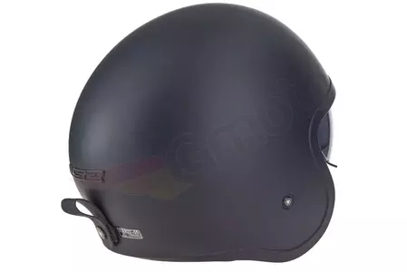 LS2 OF599 SPITFIRE SOLID MATT BLACK L capacete aberto para motociclistas-6