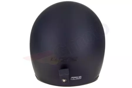 LS2 OF599 SPITFIRE SOLID MATT BLACK L capacete aberto para motociclistas-7