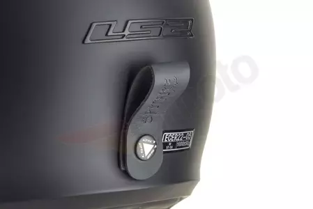 LS2 OF599 SPITFIRE SOLID MATT BLACK L capacete aberto para motociclistas-9