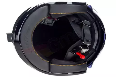 LS2 OF599 SPITFIRE SOLID BLACK XS casco abierto para moto-11